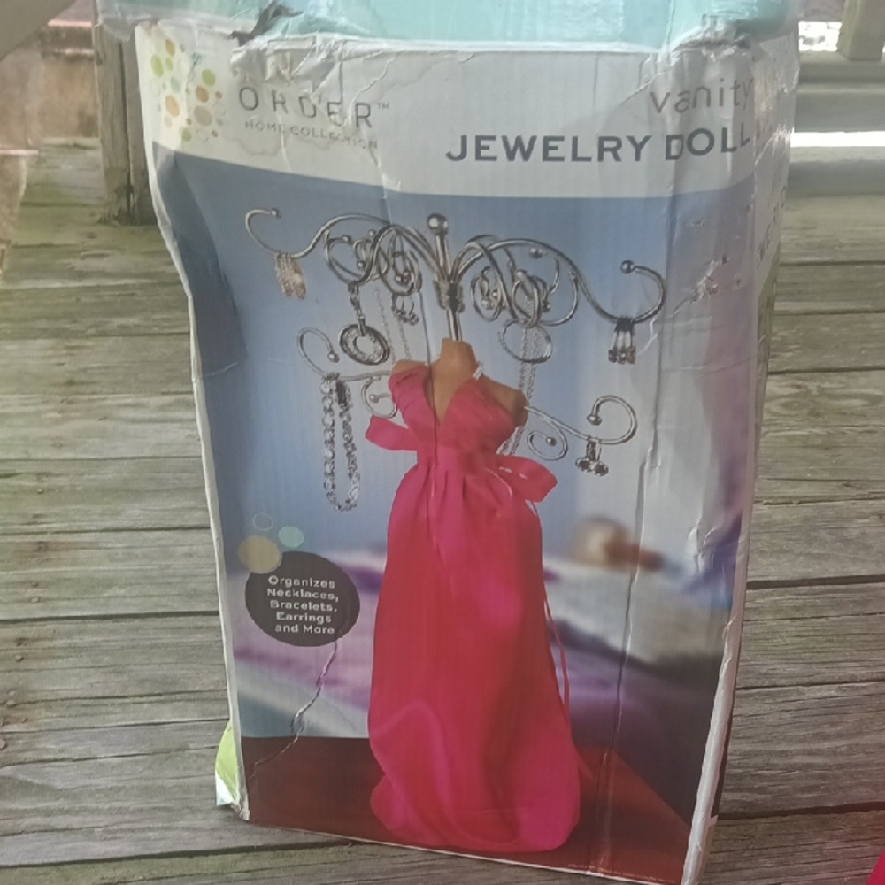 Jewelry Doll Organizer - Pink